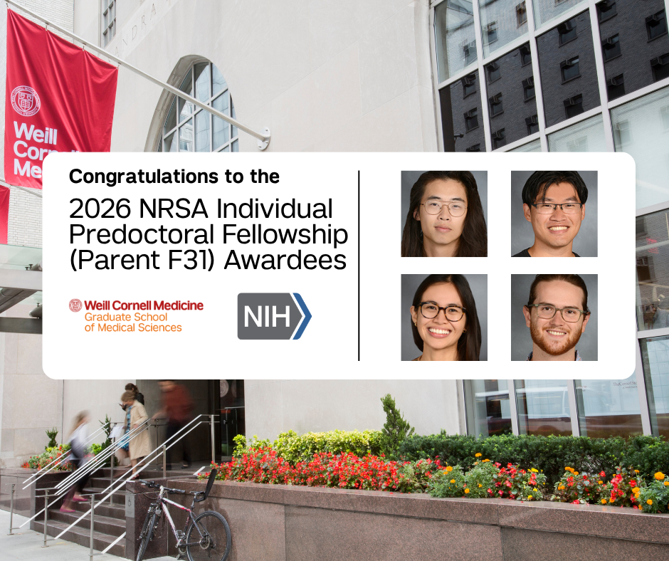 Notice of 2026 NIH F31 program awardees