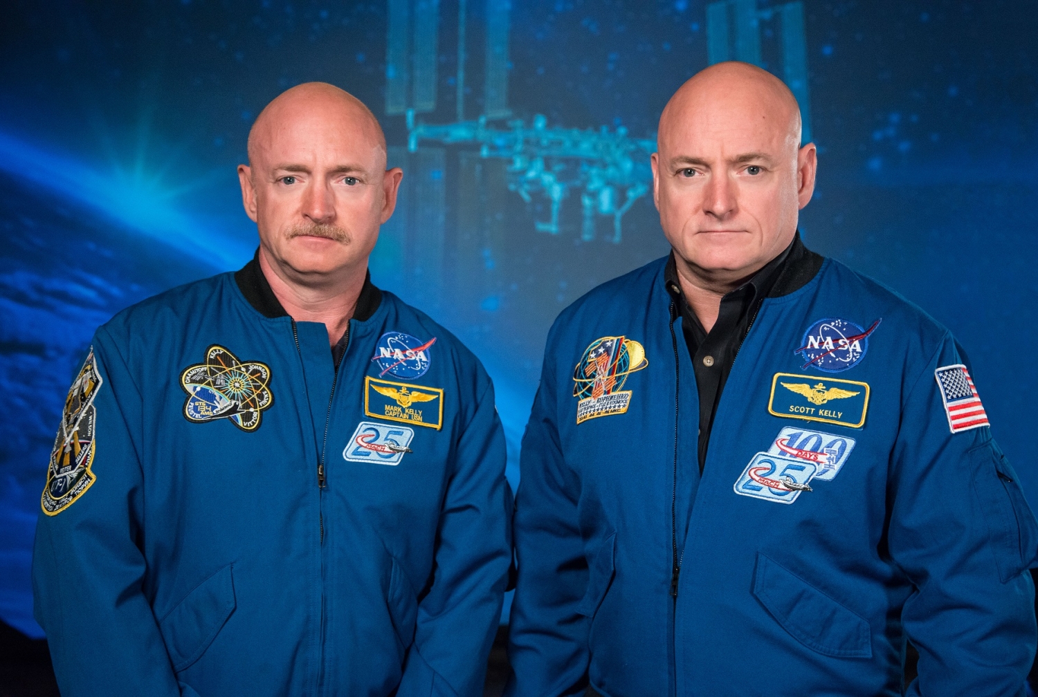 NASA twins Scott and Mark Kelly