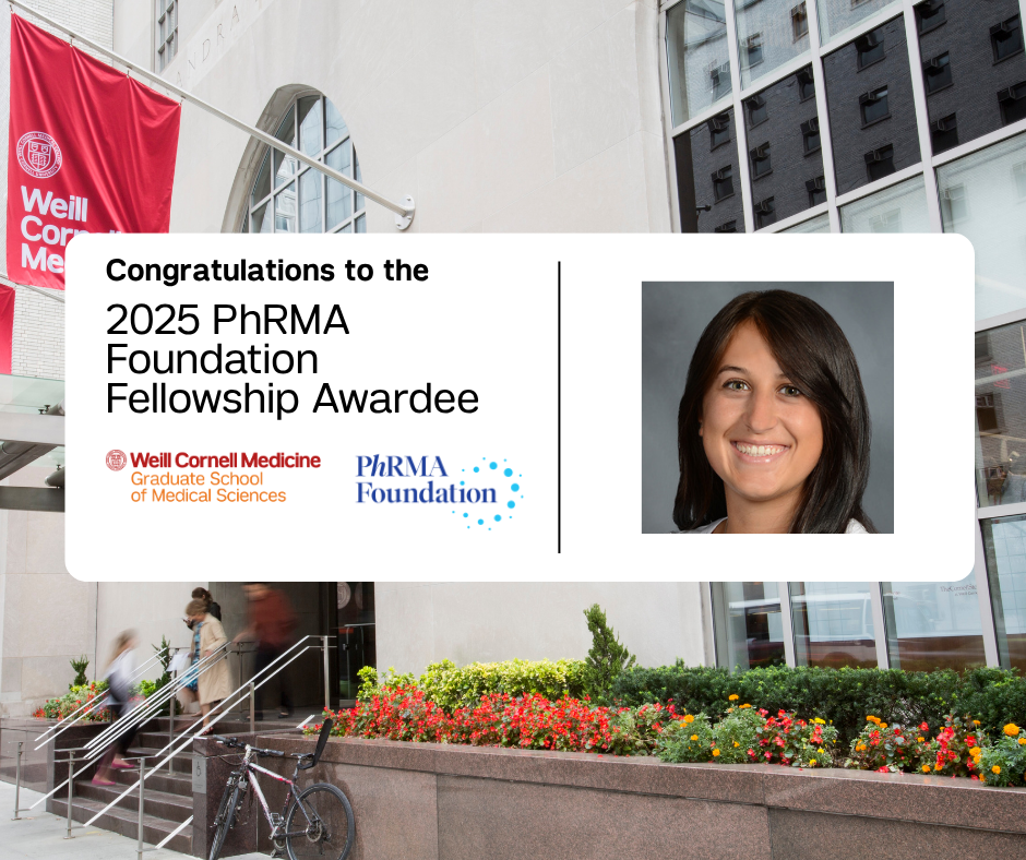 Notice of 2025 PhRMA Foundation Fellowship Award