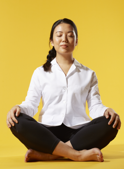 Joanna Gao ’21 - “I may not be the best yogi, but I always turn to yoga during stressful periods in my life. I love that you have to focus all of your energy into holding your pose, and therefore clear away your other stressors.”