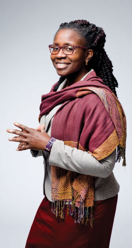 a woman posing for a portrait