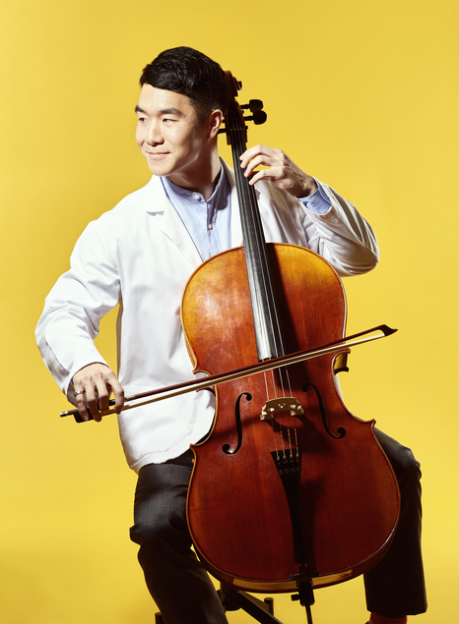 Timothy Kim ’19 - “I’ve been playing cello for seventeen years. I play in a quartet regularly, as well as in orchestras here and there. Mostly, I practice on my own to relieve stress.
