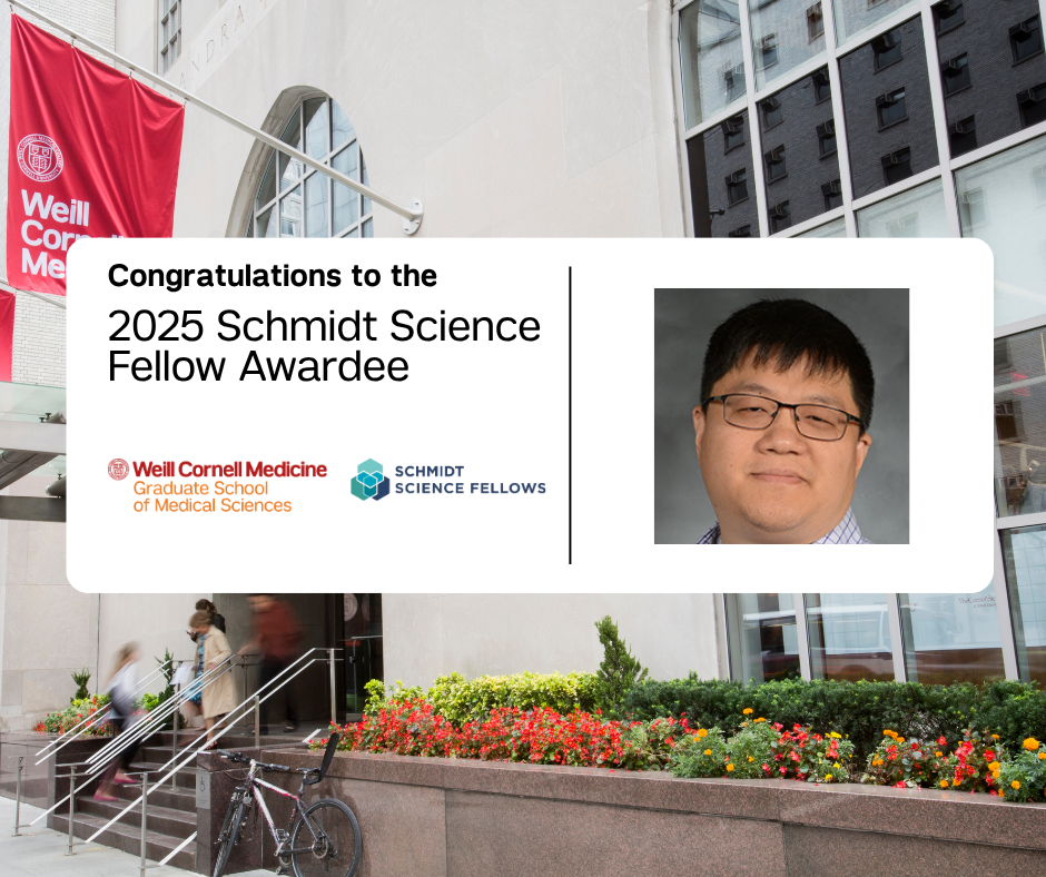 Notice of Schmidt Science Fellows awardee Zhaoquan Wang