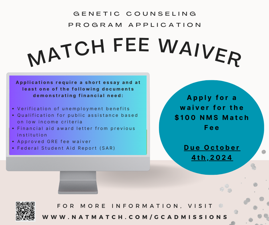 2024 Match Fee Waiver Graphic